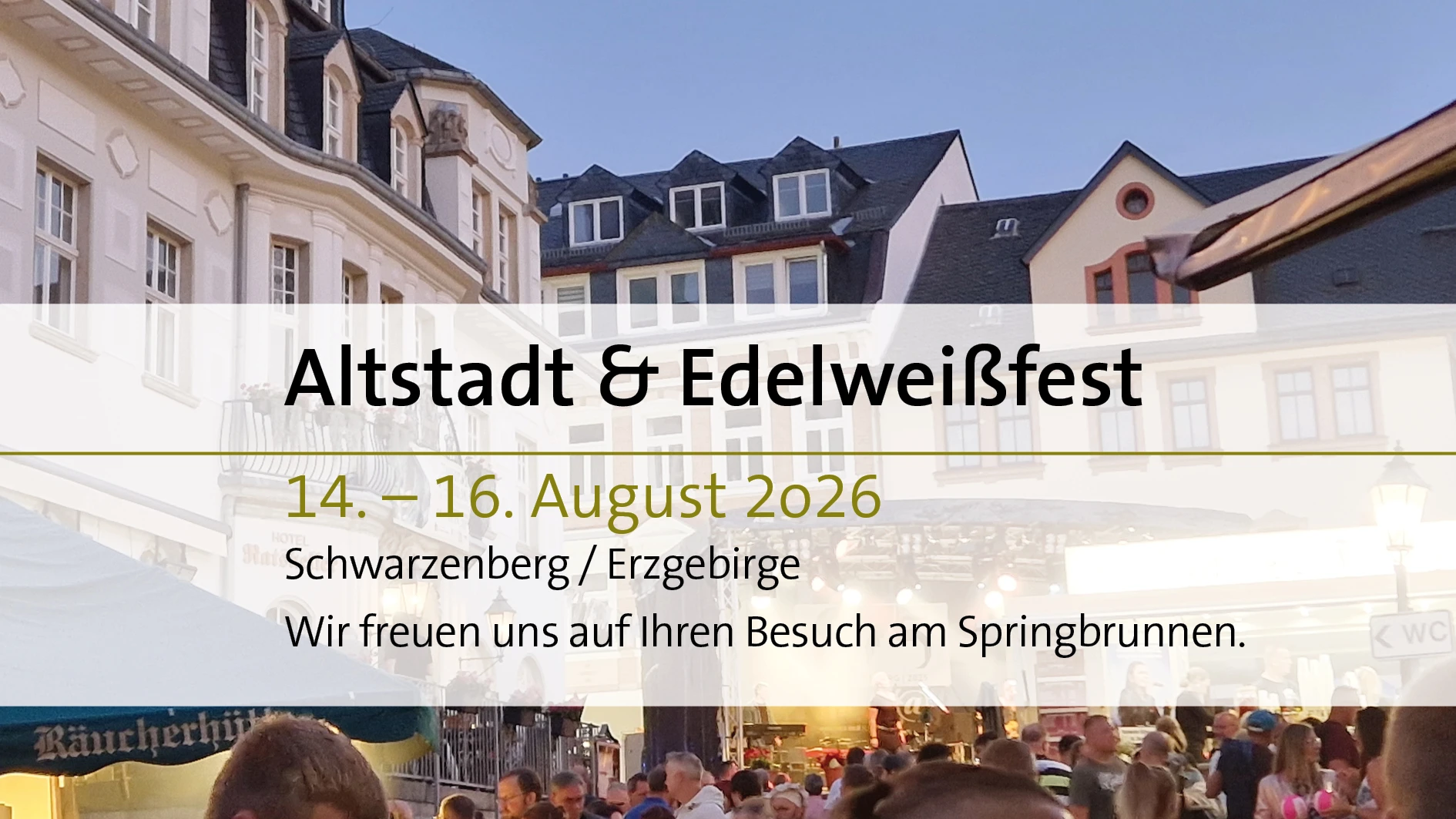 Altstadtfest- und Edelweißfest